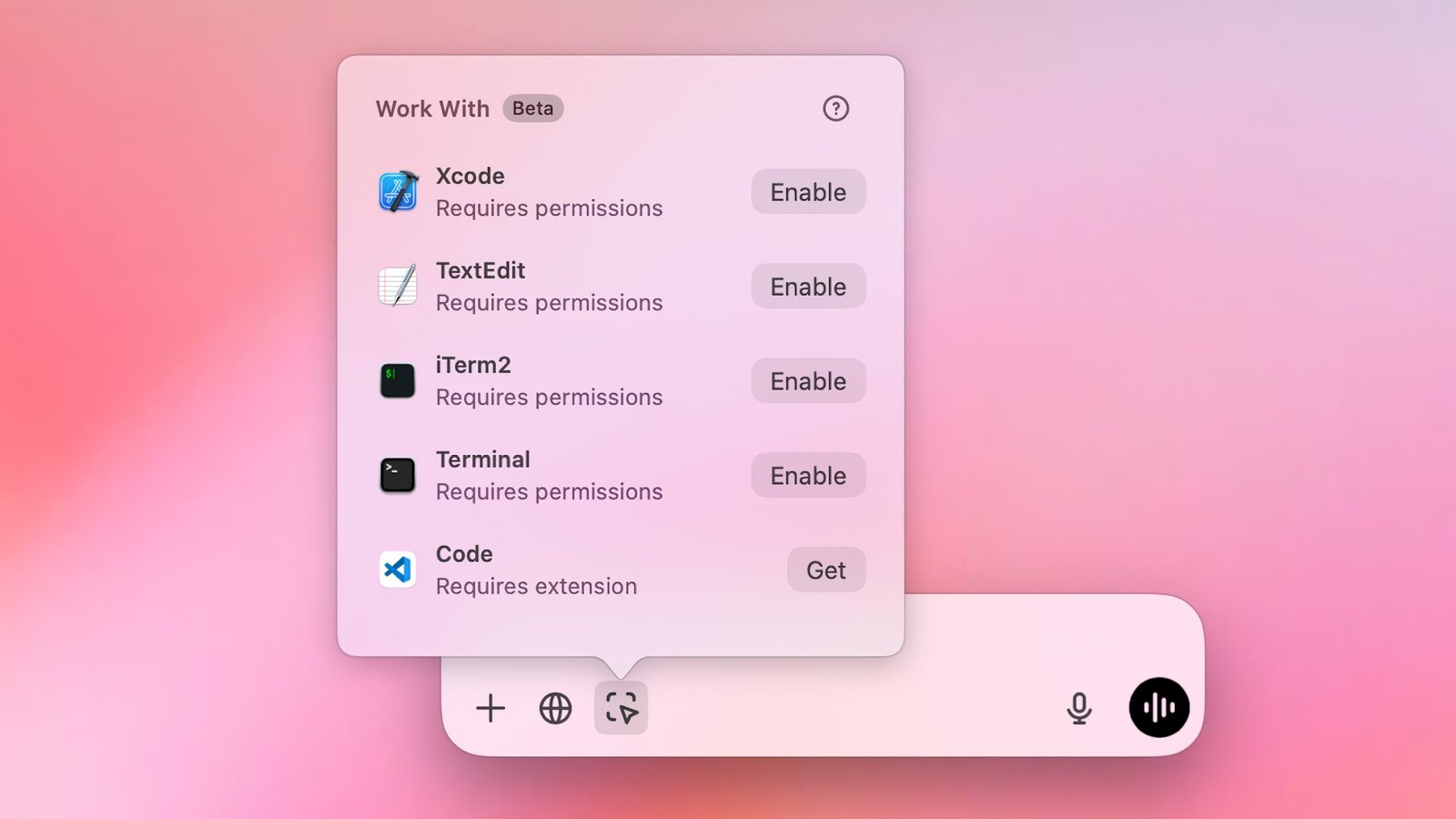 ChatGPT for Mac can now connect with programming apps